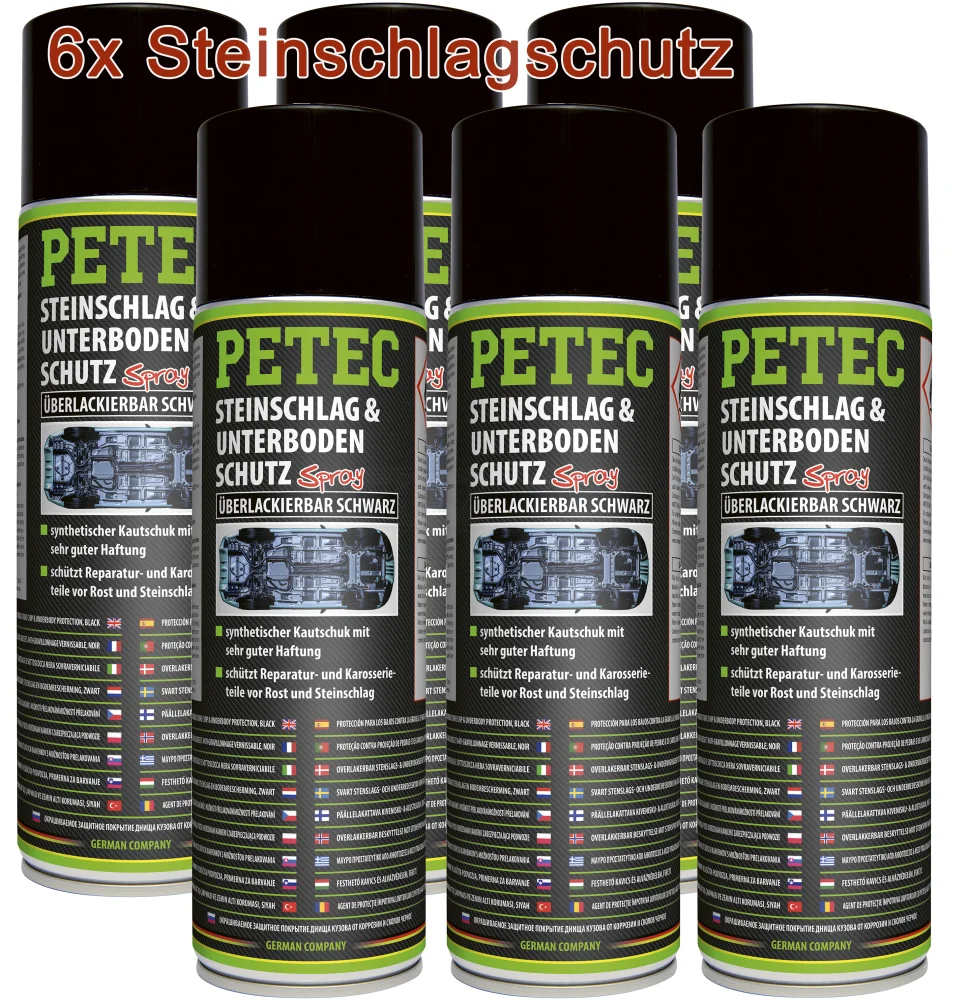Petec Steinschlagschutz, Unterbodenschutz UBS Spray schwarz