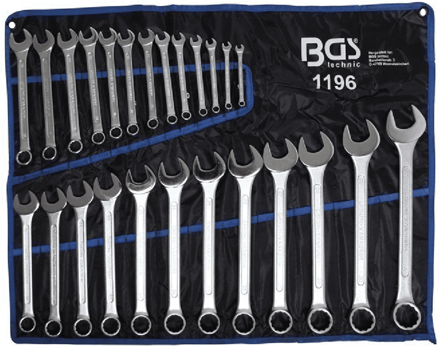 BGS S Form Doppel-Ringschlüssel Satz 10-11-12-13-14-15-16-17-18-19 mm Schlüssel 